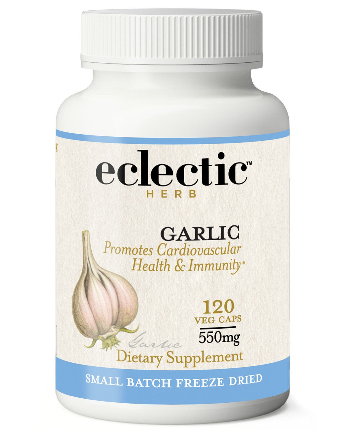 Eclectic Herb Garlic 550mg Freeze-Dried 120 VegCap