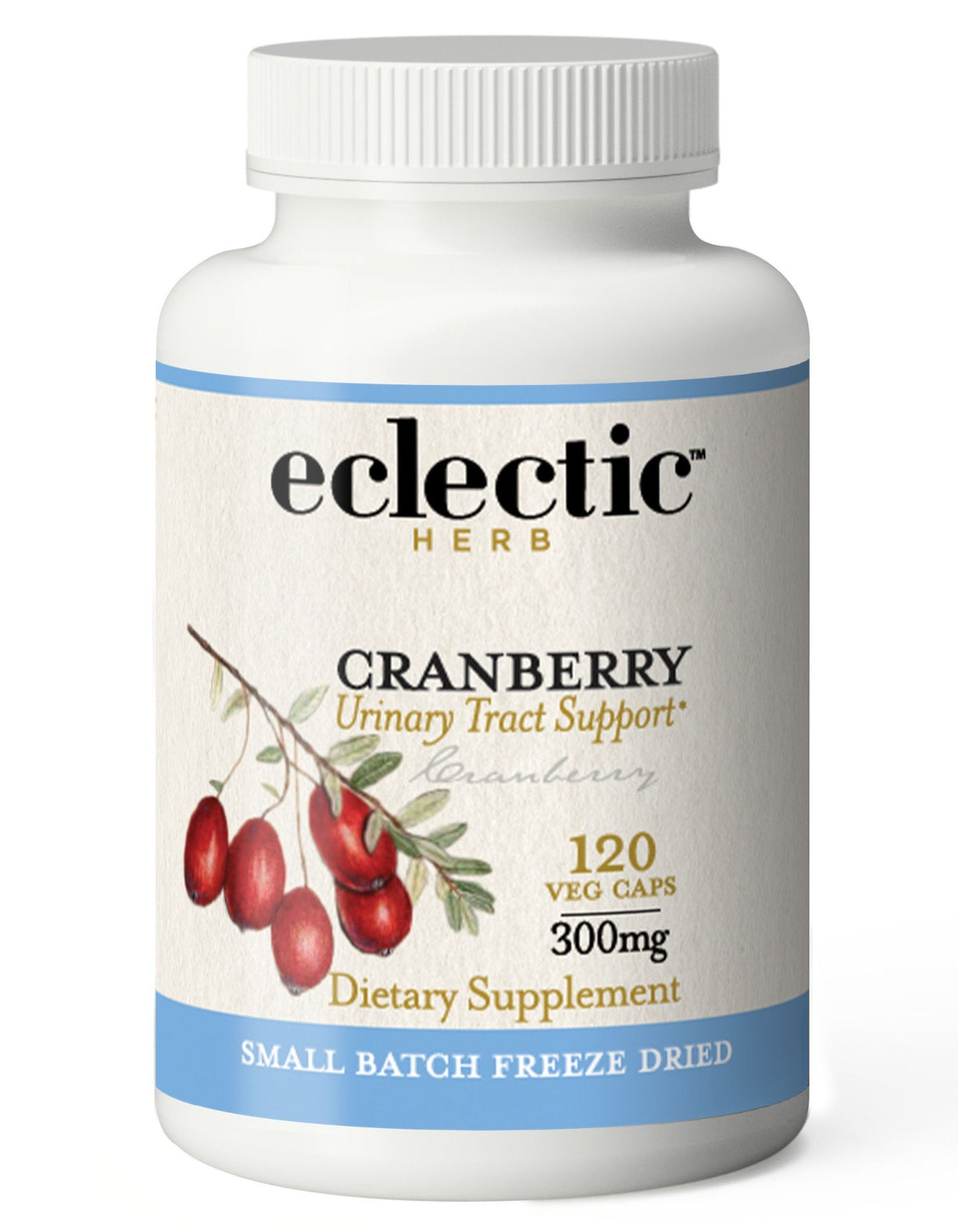 Eclectic Herb Cranberry 300mg Freeze-Dried 120 VegCap