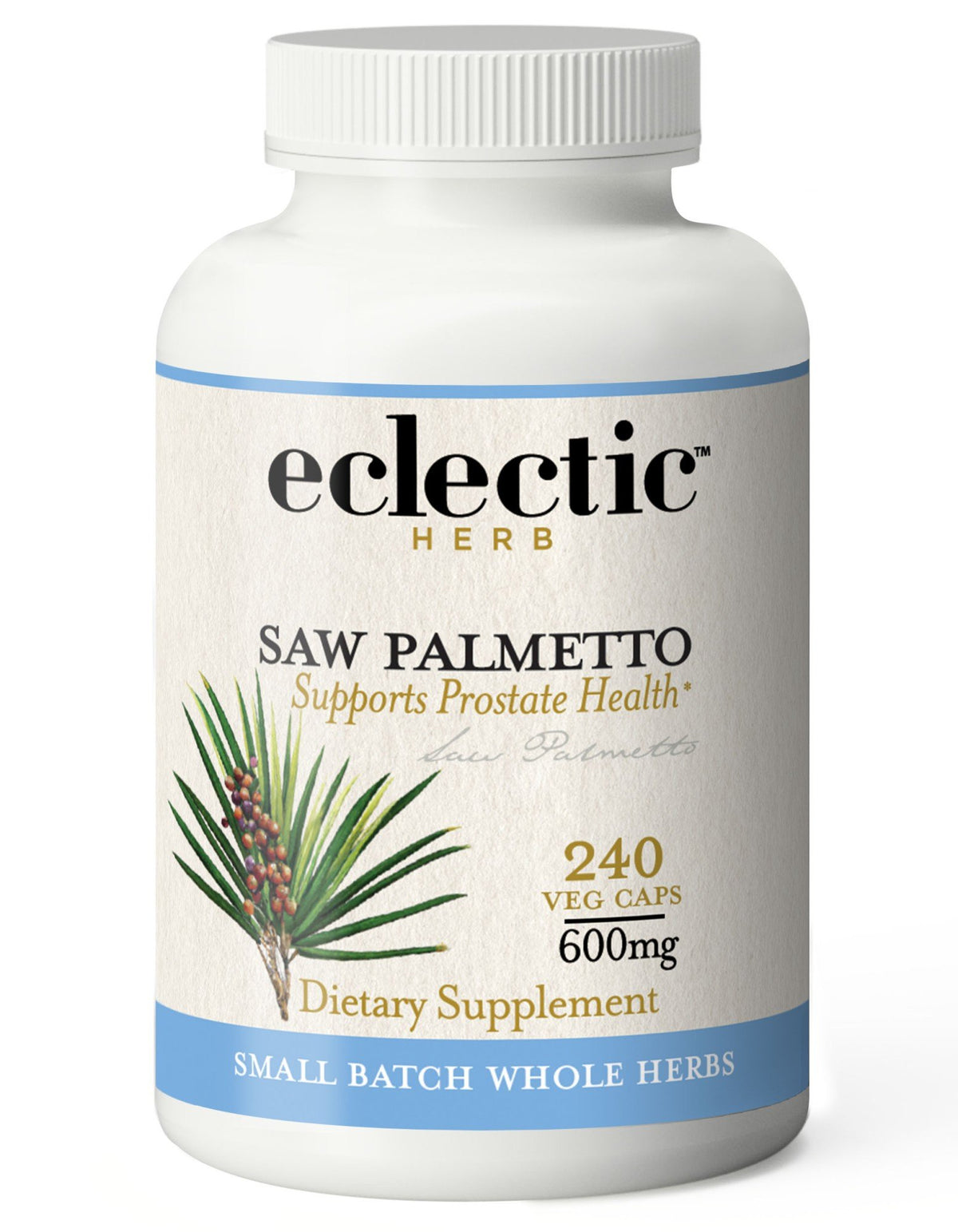 Eclectic Herb Saw Palmetto-600 mg 240 VegCap