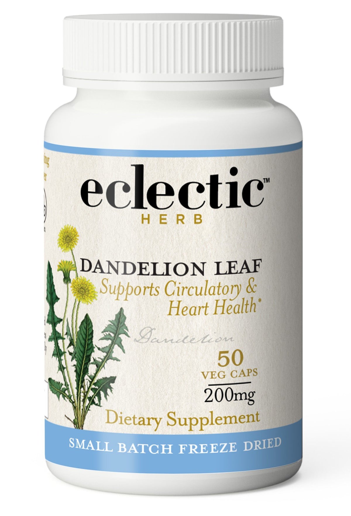 Eclectic Herb Dandelion Leaf Freeze-Dried 50 VegCap