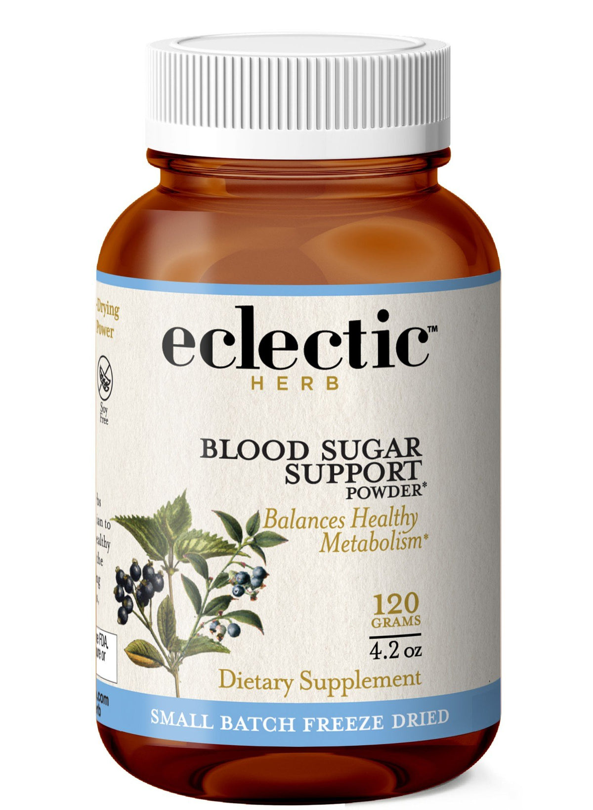 Eclectic Herb Blood Sugar Support Freeze Dried 120 g Powder