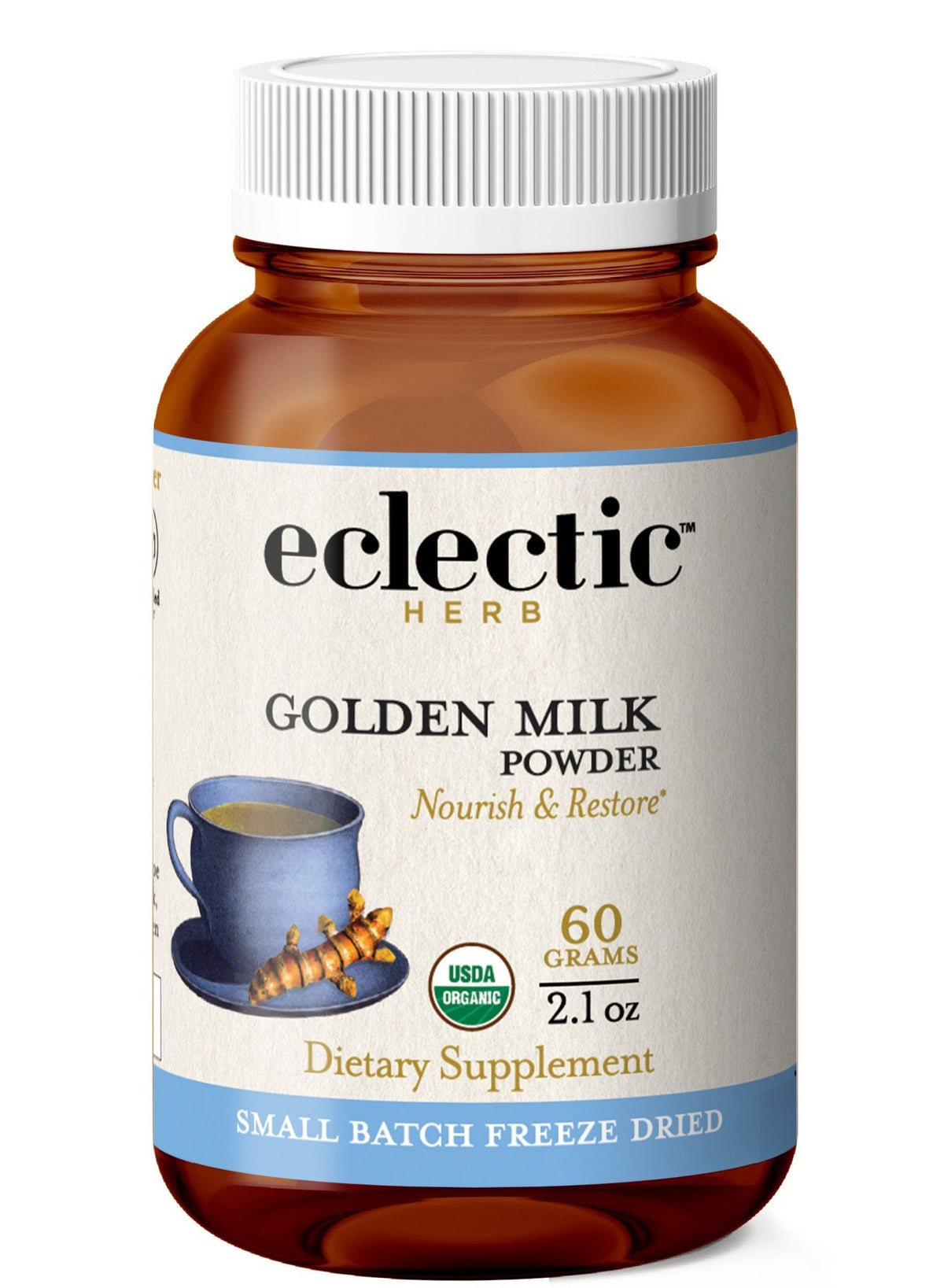 Eclectic Herb Golden Milk 2.1 oz (60 grams) Powder