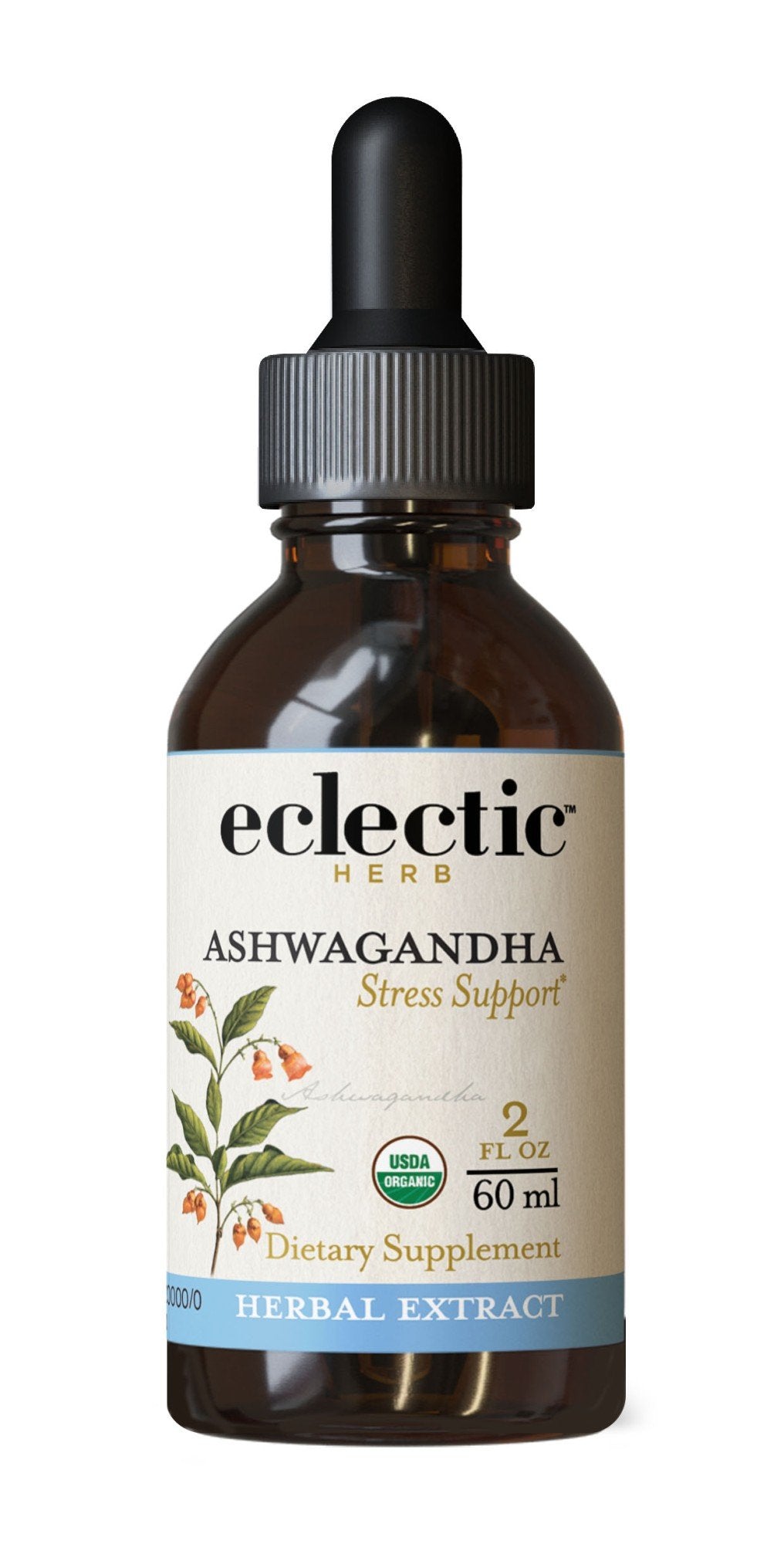 Eclectic Herb Ashwagandha Extract 2 oz Liquid