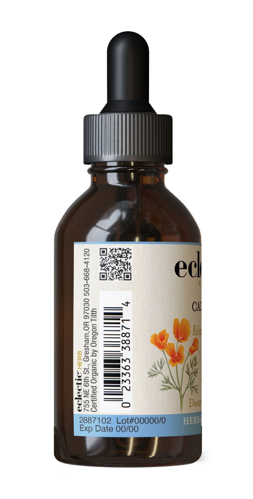 Eclectic Herb California Poppy Extract 2 oz Liquid