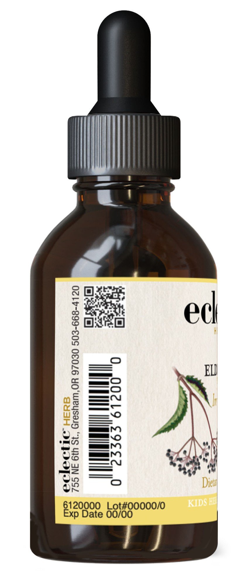 Eclectic Herb Elderberry Kids 2 oz Liquid