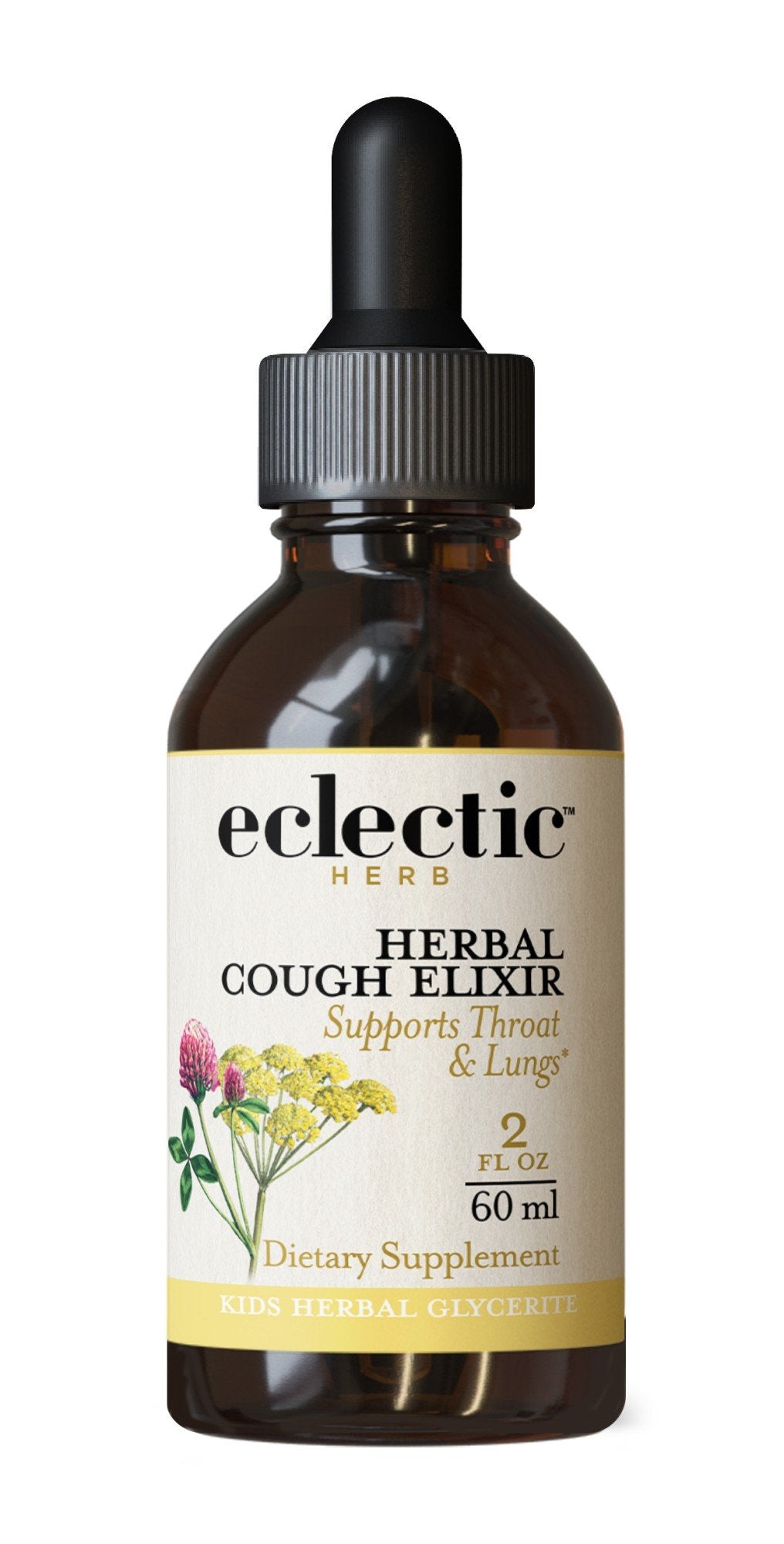 Eclectic Herb Herbal Cough Elixir Kids 2 oz Liquid