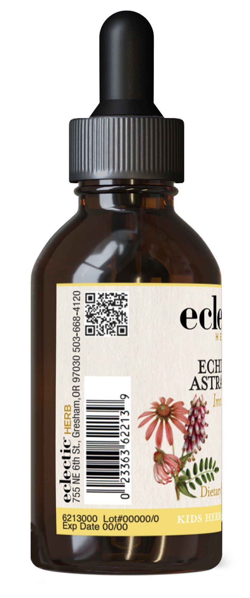 Eclectic Herb Echinacea Astragalus Kids 2 oz Liquid