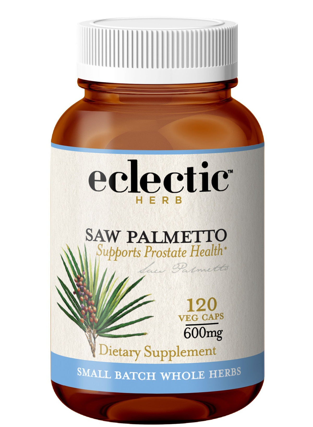 Eclectic Herb Saw Palmetto 600 mg 120 Capsule