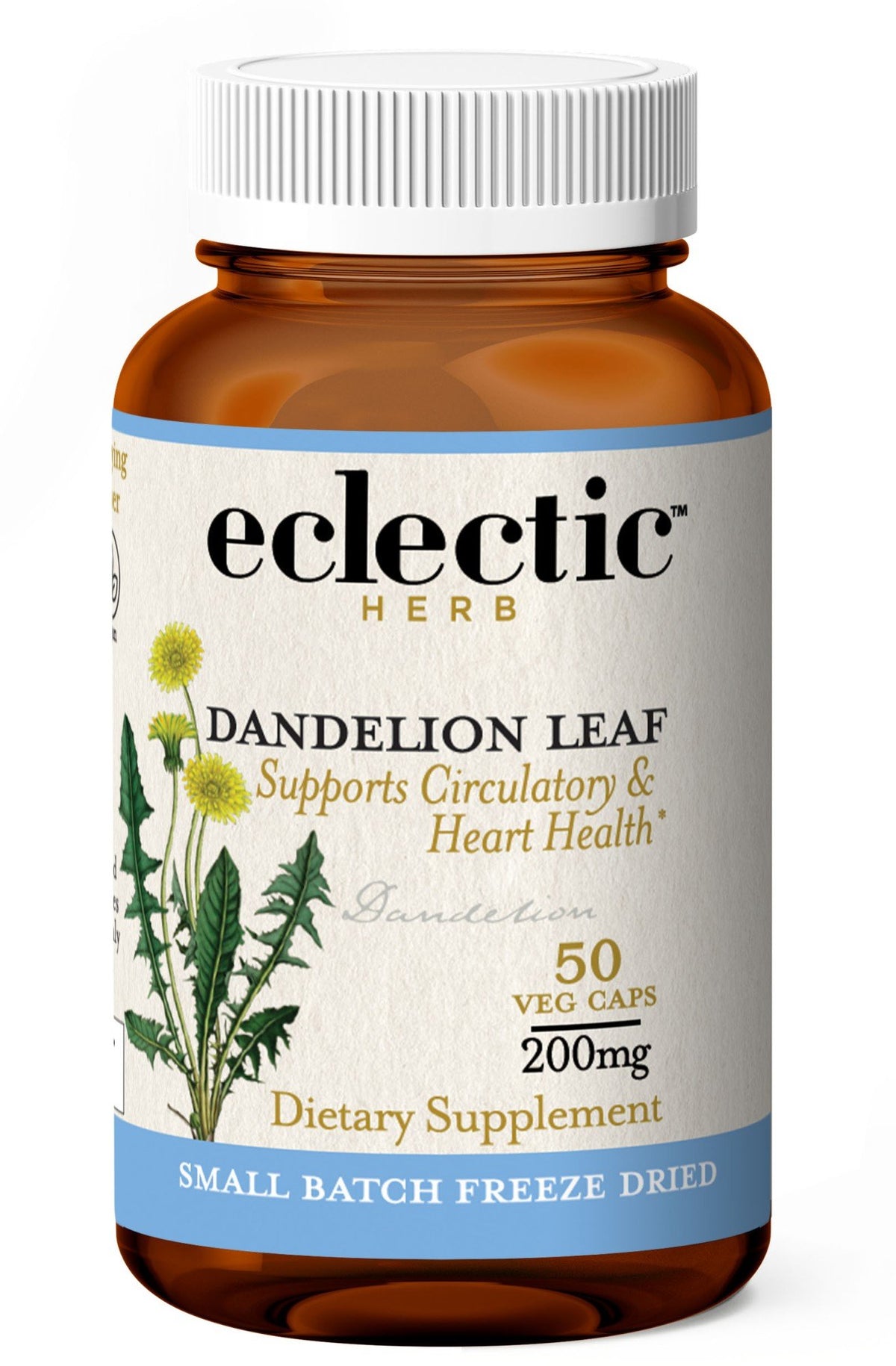 Eclectic Herb Dandelion Leaf Freeze Dried 50 VegCap