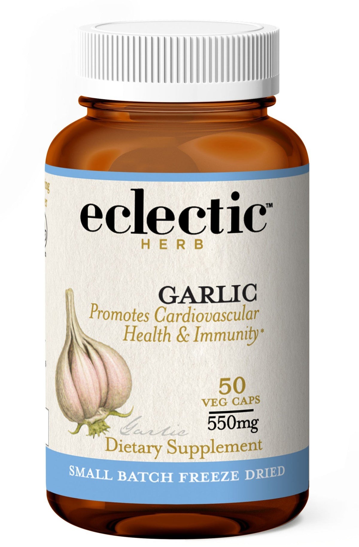 Eclectic Herb Garlic 550 mg 50 VegCap