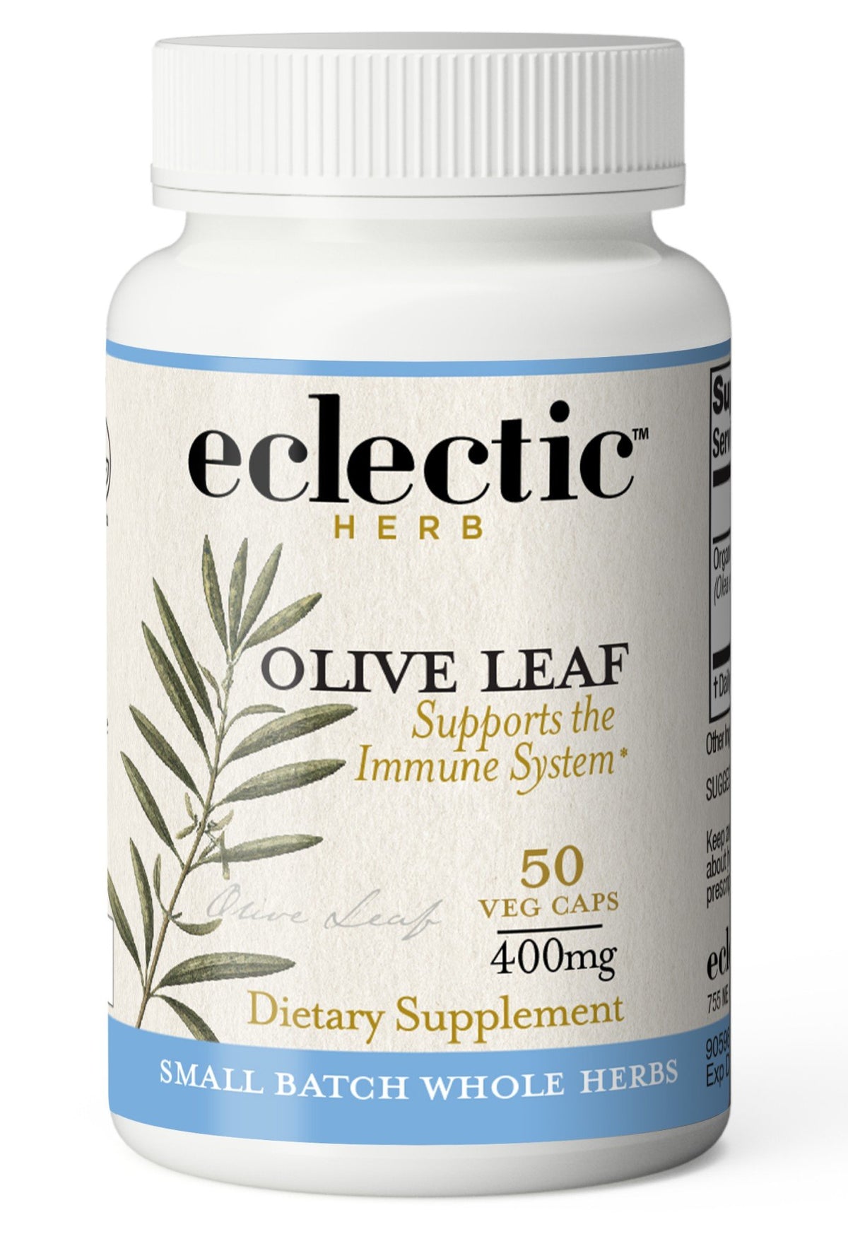 Eclectic Herb Olive Leaf 50 Capsule