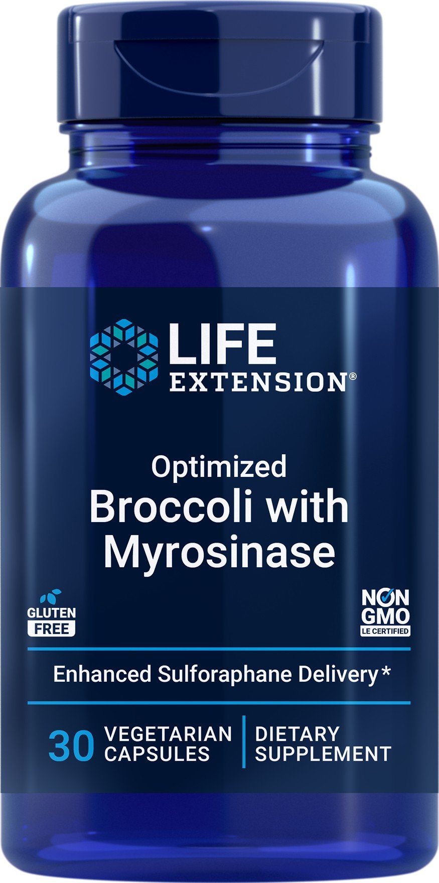 Life Extension Optimized Broccoli with Myrosinase 30 Vegetarian Capsule