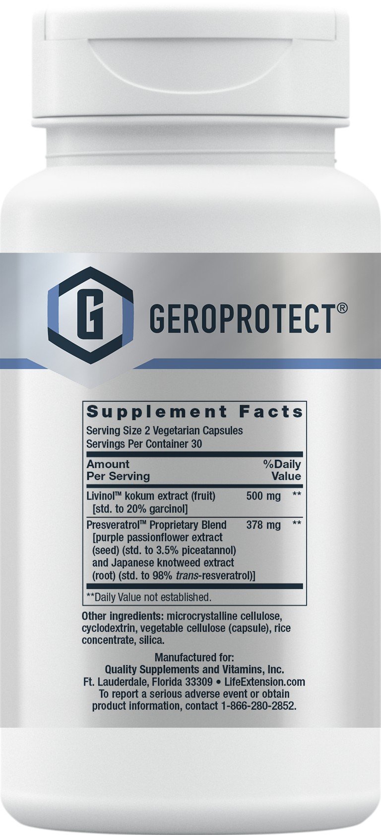 Life Extension GEROPROTECT Stem Cell 60 Vegetarian Capsule