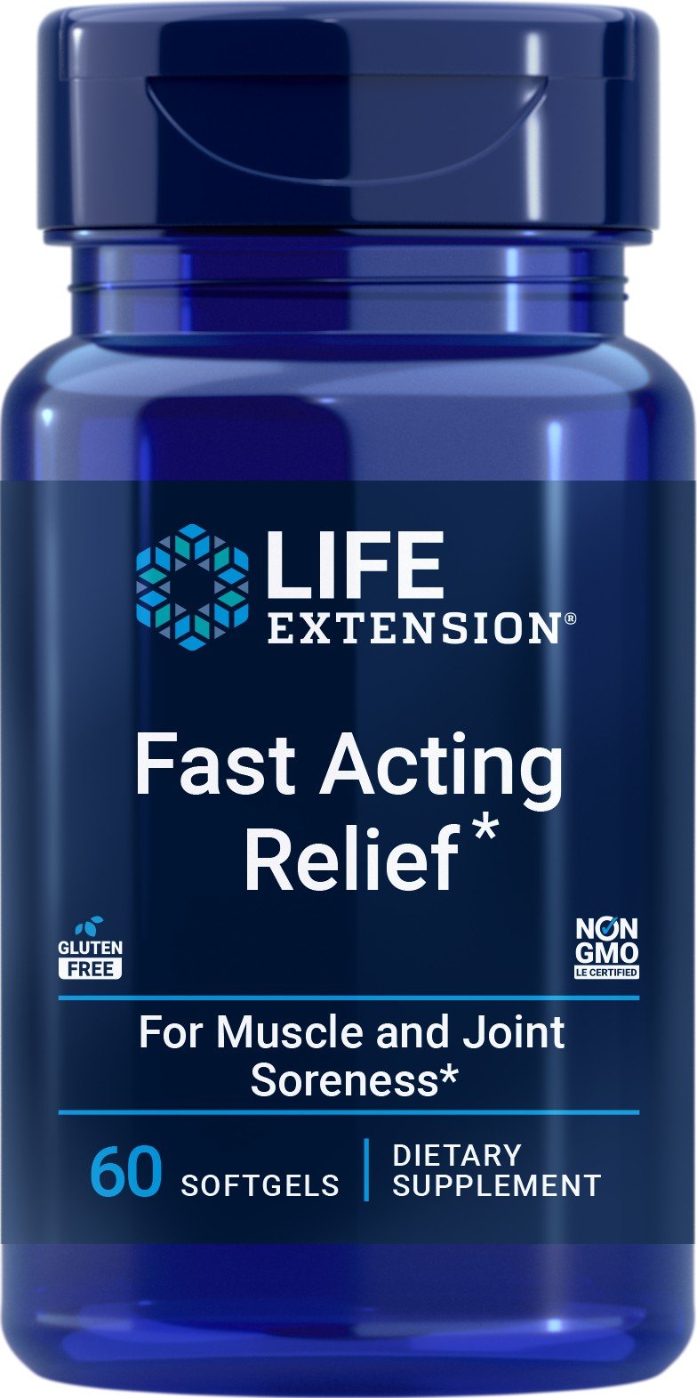 Life Extension Fast Acting Relief 60 Softgel