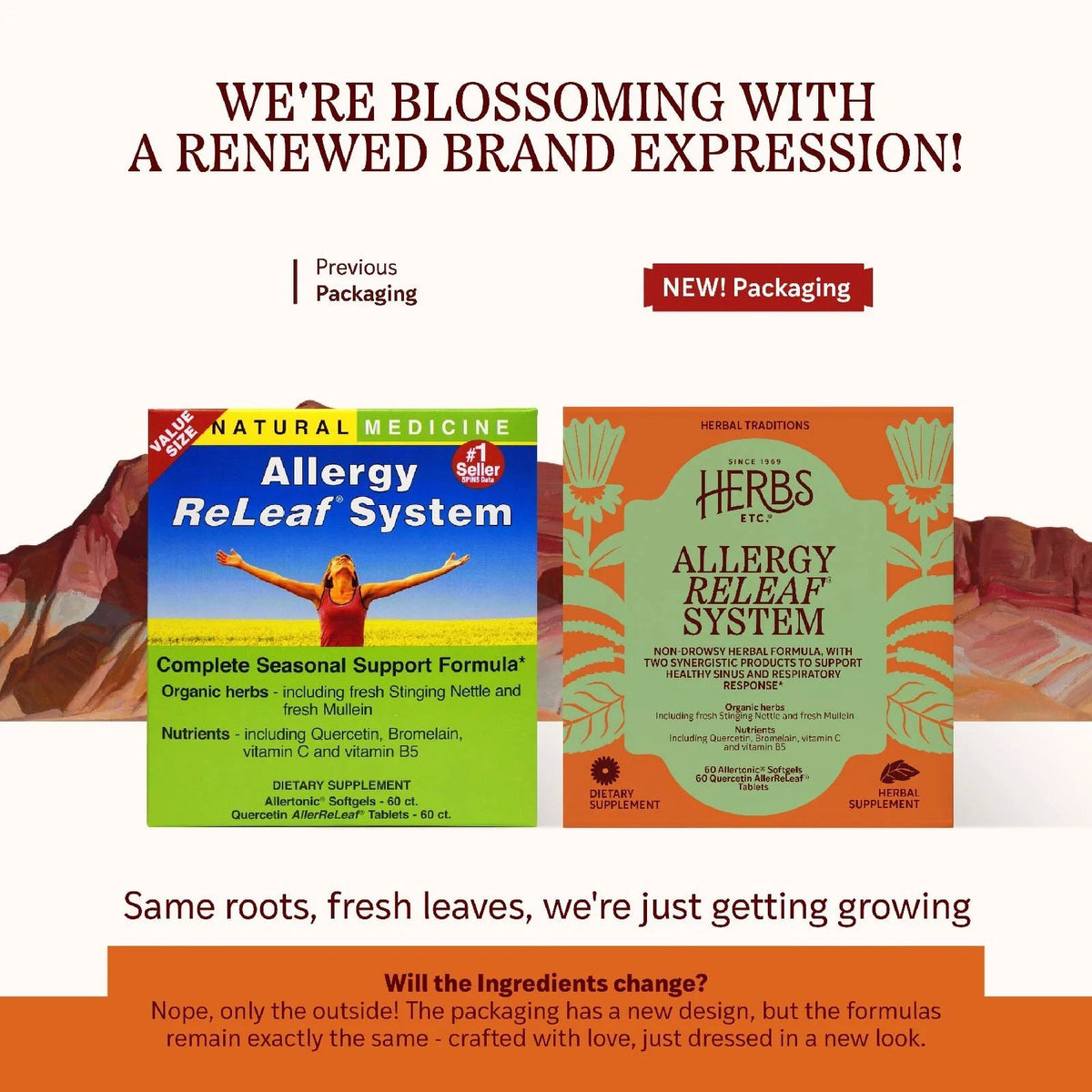 Herbs Etc Allergy ReLeaf System 60 + 60 Softgel + Tablet