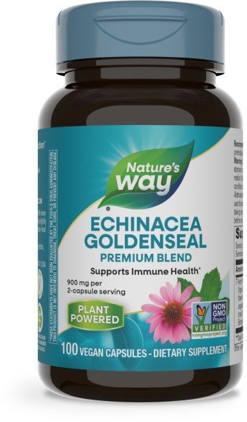 Nature's Way Echinacea With Goldenseal 100 Capsule