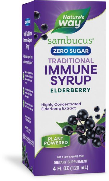 Nature's Way Sambucus Sugar-Free Syrup 4 oz Liquid