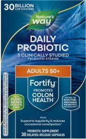 Nature's Way Fortify Age 50+ 30 Billion Probiotic 30 VegCap