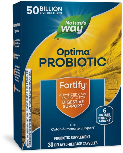 Nature's Way Fortify Optima Probiotic Digestive Balance 30 VegCap