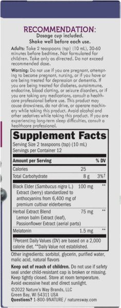 Nature&#39;s Way Sambucus NightTime 4 fl oz Liquid