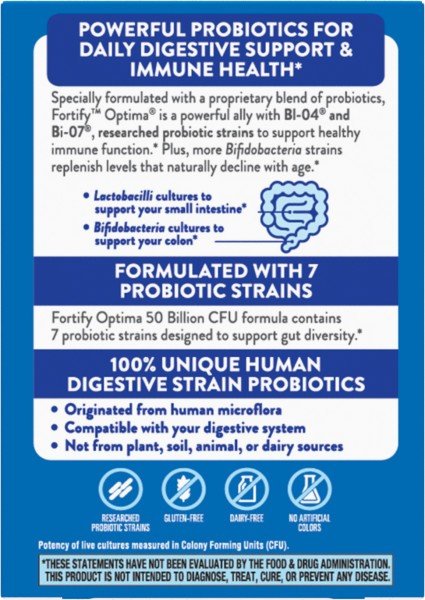 Nature's Way Primadophilus Optima Adult 50+ 50 Billion 30 VegCap