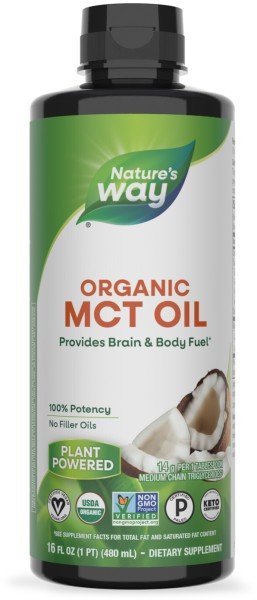Nature's Way MCT Oil From Coconut 16 oz Liquid