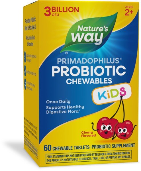 Nature's Way Primadophilus Kids Chewable Cherry 60 Chewable