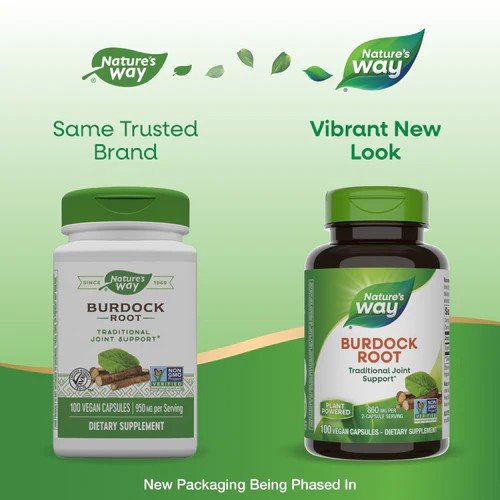 Nature&#39;s Way Burdock Root 100 Capsule