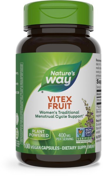 Nature's Way Vitex Fruit 100 Vegtarian Capsule