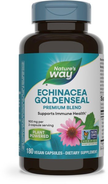 Nature's Way Echinacea Goldenseal 180 VegCaps