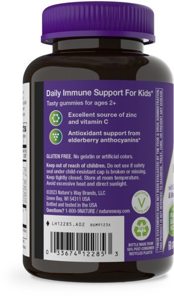 Nature's Way Sambucus Kids Gummies 60 Gummy