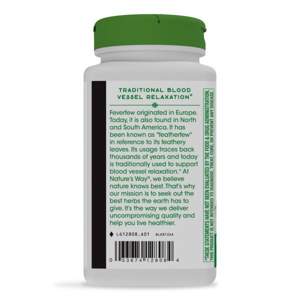 Nature&#39;s Way Feverfew Herb 180 VegCap