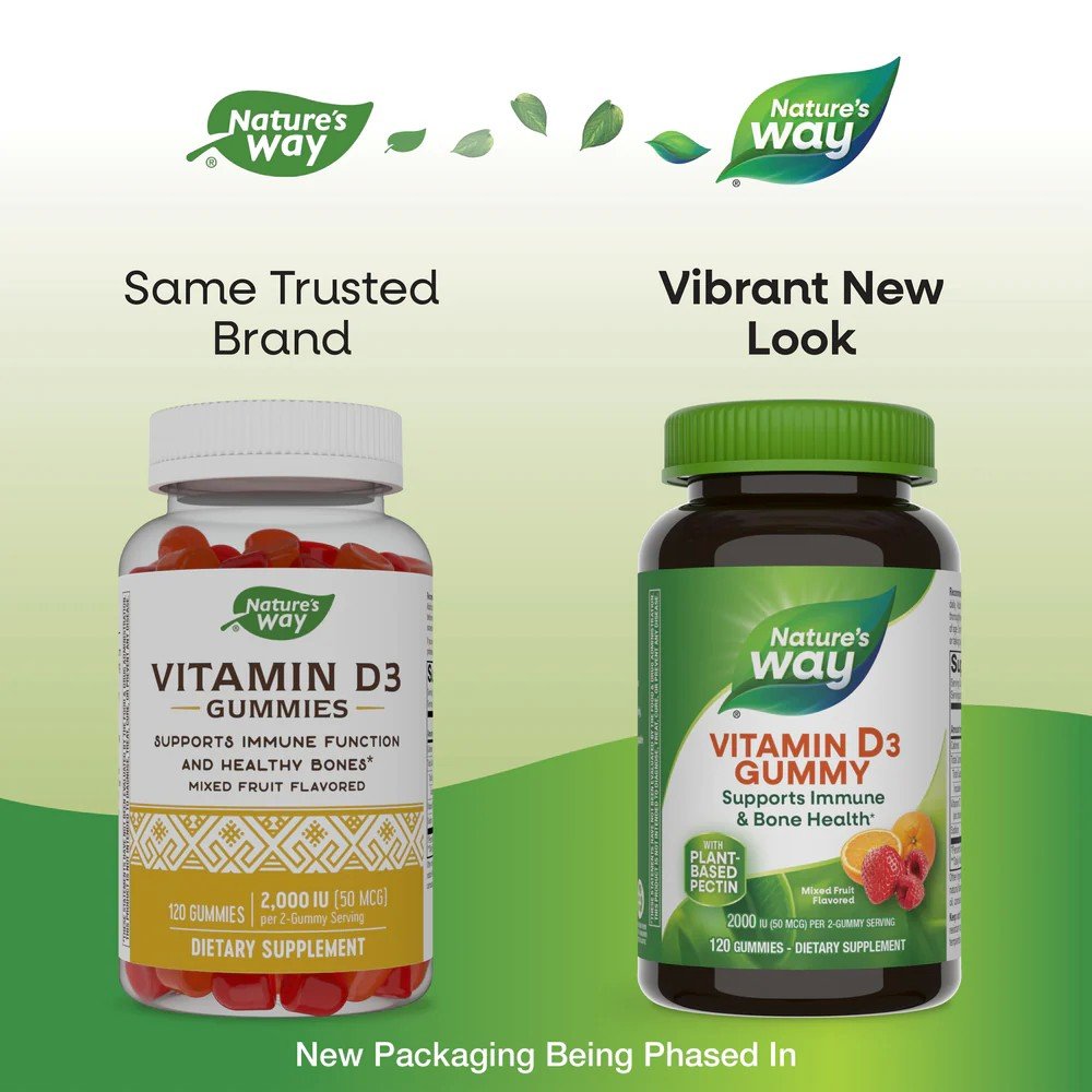 Nature&#39;s Way Vitamin D3 Gummy 120 Gummy