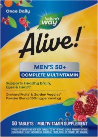 Nature's Way Alive! Men's 50+ 50 Tablet