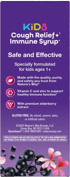 Nature&#39;s Way Sambucus Relief Kids Syrup 4 oz Liquid