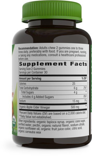 Nature&#39;s Way Apple Cider Vinegar Gummy 60 Gummy