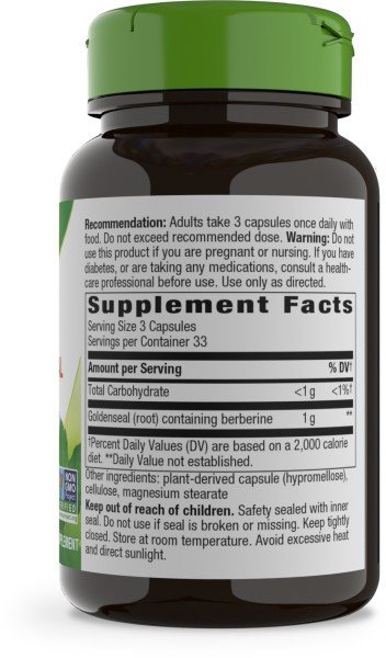 Nature&#39;s Way Goldenseal Root 100 VCaps