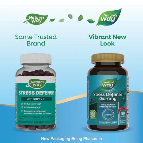 Nature&#39;s Way Stress Defense Gummy 90 Gummy