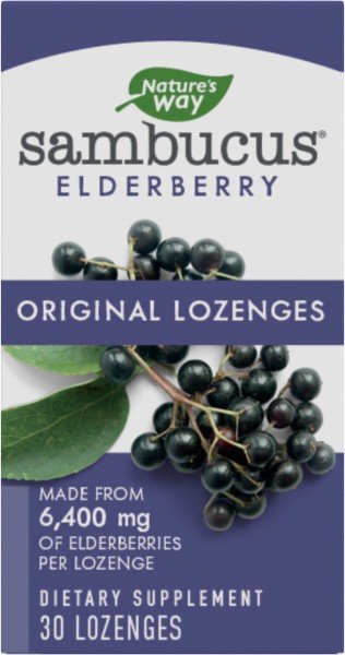 Nature&#39;s Way Sambucus Original Lozenge 30 Lozenge