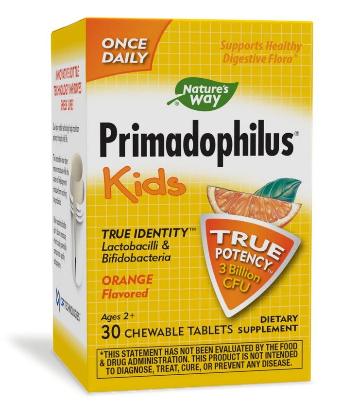 Nature's Way Primadophilus Kids Chewable Orange 30 Chewable