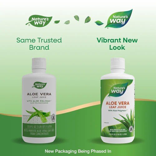 Nature&#39;s Way Aloe Vera Whole Leaf Juice 1 Liter Liquid