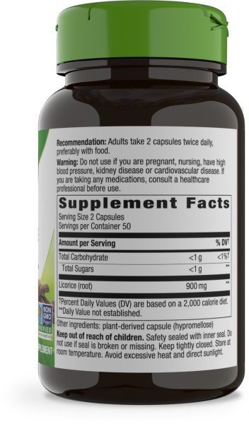 Nature&#39;s Way Licorice Root 100 Capsule