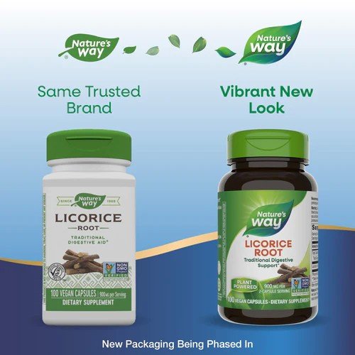 Nature&#39;s Way Licorice Root 100 Capsule