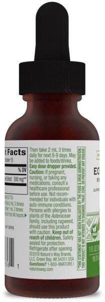 Nature&#39;s Way Echinacea Extract (alcohol free) 1 oz Liquid