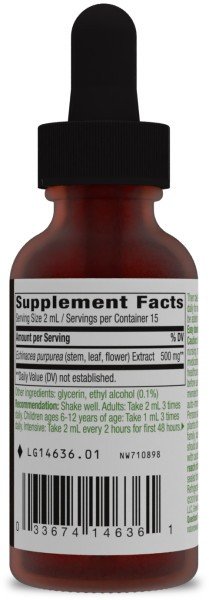 Nature&#39;s Way Echinacea Extract (alcohol free) 1 oz Liquid