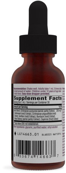 Nature&#39;s Way Echinacea-Goldenseal Extract 1 oz Liquid