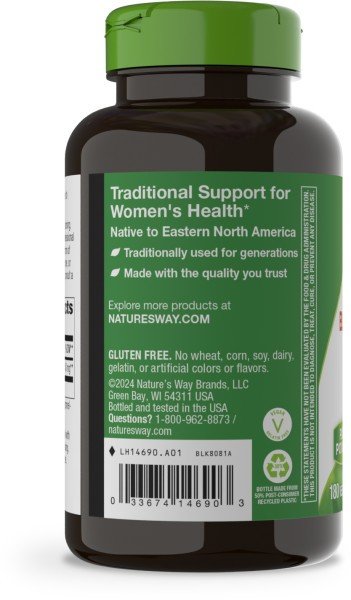 Nature&#39;s Way Black Cohosh Root 180 Capsule