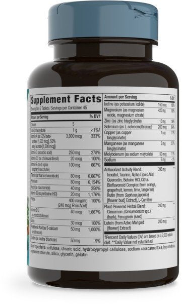 Nature&#39;s Way Completia Diabetic Multivitamin (iron free) 90 Tablet