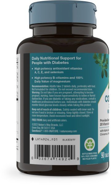 Nature&#39;s Way Completia Diabetic Multivitamin (iron free) 90 Tablet