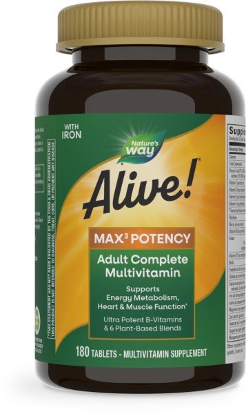 Nature's Way Alive! Max Potency 180 Tablet